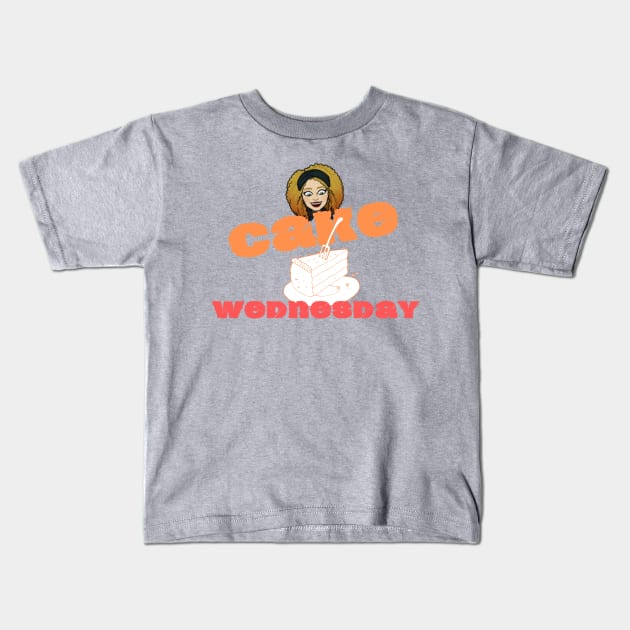 Cake Wednesday Anastasia Edition Kids T-Shirt by Anastationtv 